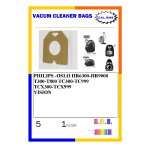 Vacuum cleaner bags for PHILIPS OSLO VISION  5pieces+1filter