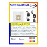 1985 Vacuum cleaner bags for SINGER DELONGHI JUROPRO 5pieces+1filter
